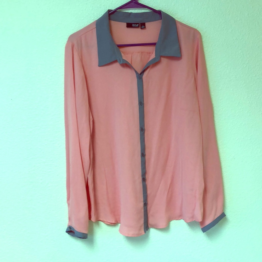 A.N.A button up blouse